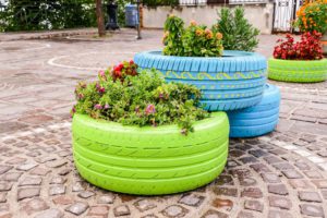 Tyre planter