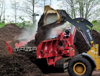 Compost being made